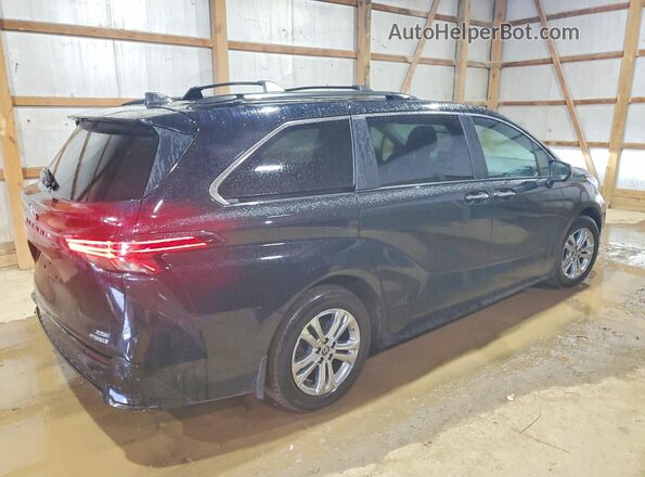 5TDXSKFC2PS100775 2023 TOYOTA SIENNA Черный Задняя правая четверть