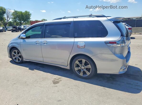 5TDXZ3DC1HS870357 2017 TOYOTA SIENNA Silver უკანა მარცხენა