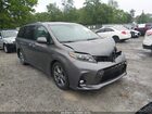 2018 Toyota Sienna Se 8 Passenger Gray vin: 5TDXZ3DC1JS950960