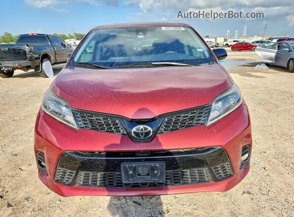 5TDXZ3DC1LS033147 2020 TOYOTA SIENNA Red Front view