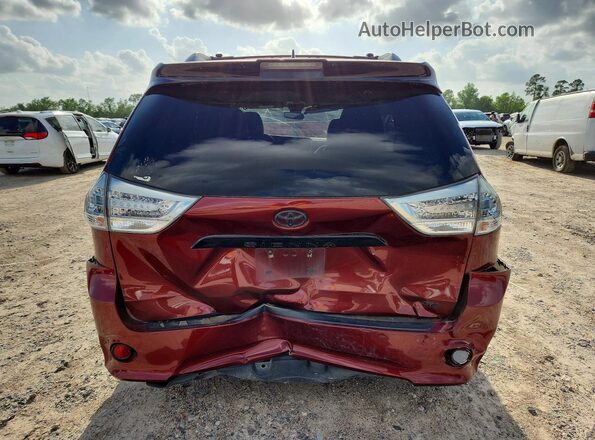 5TDXZ3DC1LS033147 2020 TOYOTA SIENNA Red Rear view