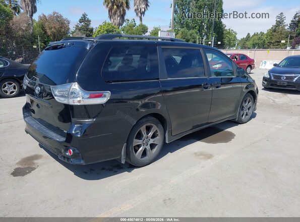 5TDXZ3DC2HS791750 2017 TOYOTA SIENNA Черный Задняя правая четверть