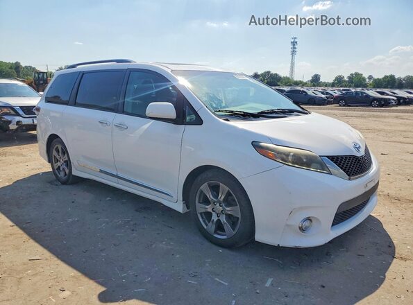 5TDXZ3DC4HS818592 2017 TOYOTA SIENNA Белый Передняя правая четверть