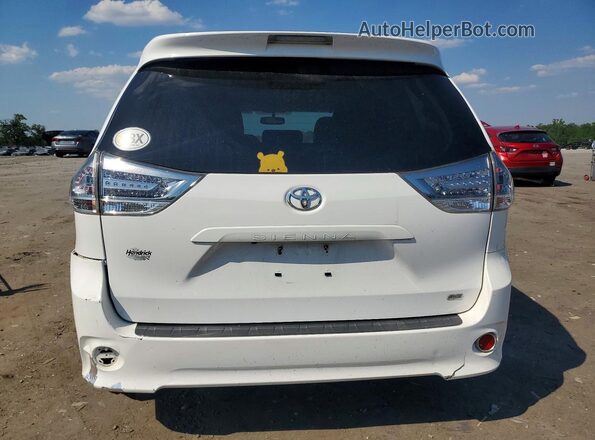 5TDXZ3DC4HS818592 2017 TOYOTA SIENNA Белый Вид сзади