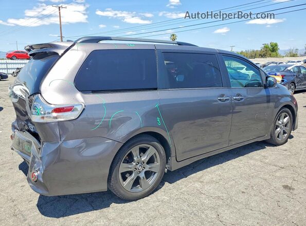 5TDXZ3DC5JS913233 2018 TOYOTA SIENNA Серый Задняя правая четверть