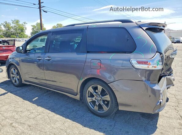 5TDXZ3DC5JS913233 2018 TOYOTA SIENNA Серый Задняя левая четверть