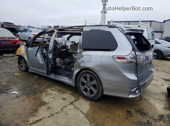 5TDXZ3DC5JS925088 2018 TOYOTA SIENNA Серебряный Задняя левая четверть