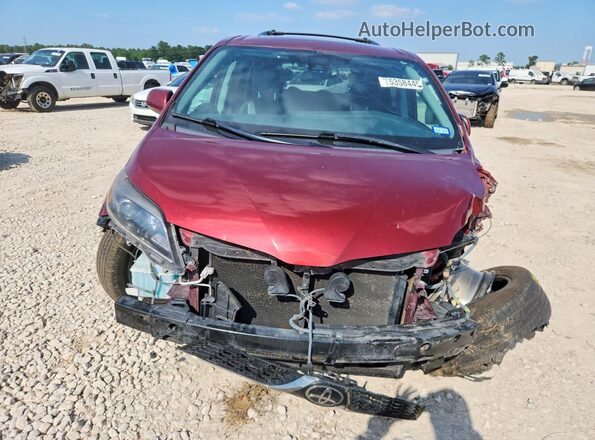 5TDXZ3DC7JS965804 2018 TOYOTA SIENNA Red Դիմացի տեսք