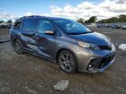 2019 Toyota Sienna Se Серый vin: 5TDXZ3DC9KS996750