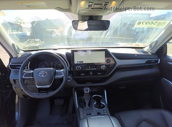 5TDYARAH2PS519034 2023 TOYOTA HIGHLANDER Черный Вид щитка приборов