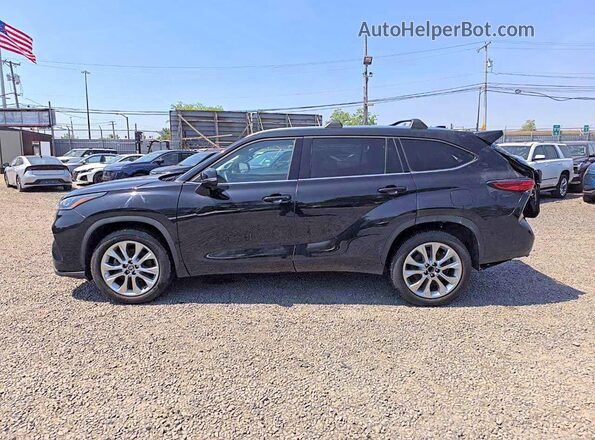 5TDYARAH2PS519034 2023 TOYOTA HIGHLANDER Черный Вид наклейки с VIN-кодом