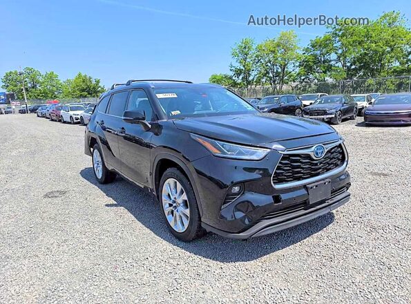 5TDYARAH2PS519034 2023 TOYOTA HIGHLANDER Черный Задняя правая четверть