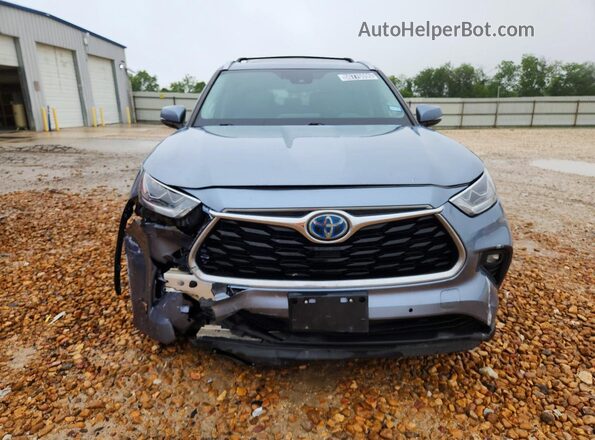 5TDYARAH5LS000652 2020 TOYOTA HIGHLANDER Серый Вид спереди