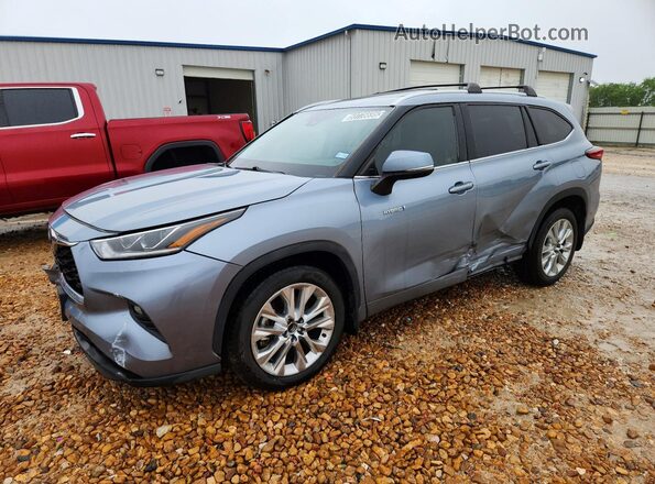 5TDYARAH5LS000652 2020 TOYOTA HIGHLANDER Серый Передняя левая четверть