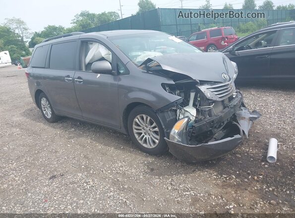 5TDYK3DC0GS732140 2016 TOYOTA SIENNA Gray Przód prawy