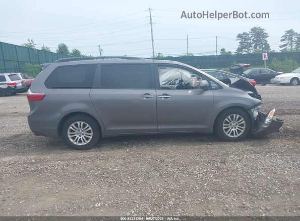 5TDYK3DC0GS732140 2016 TOYOTA SIENNA Gray Widok zestawu wskaźników