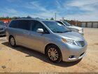 2016 Toyota Sienna Xle 8 Passenger Silver vin: 5TDYK3DC1GS739355