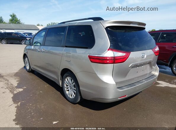 5TDYK3DC1GS742689 2016 TOYOTA SIENNA Золотой Задняя левая четверть