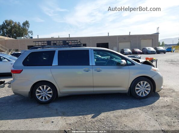 5TDYK3DC8GS724920 2016 TOYOTA SIENNA Золотой Панорамный вид салона 360°