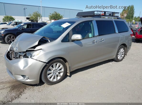 5TDYK3DC8GS724920 2016 TOYOTA SIENNA Золотой Передняя левая четверть