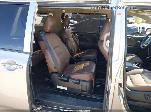 5TDYK3DC8GS724920 2016 TOYOTA SIENNA Золотой Вид наклейки с VIN-кодом