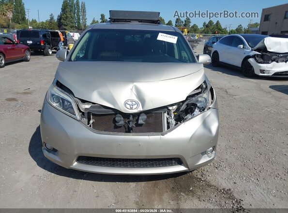 5TDYK3DC8GS724920 2016 TOYOTA SIENNA Золотой Вид спереди