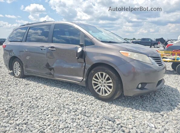 5TDYK3DC9GS710458 2016 TOYOTA SIENNA Charcoal წინა მარჯვენა