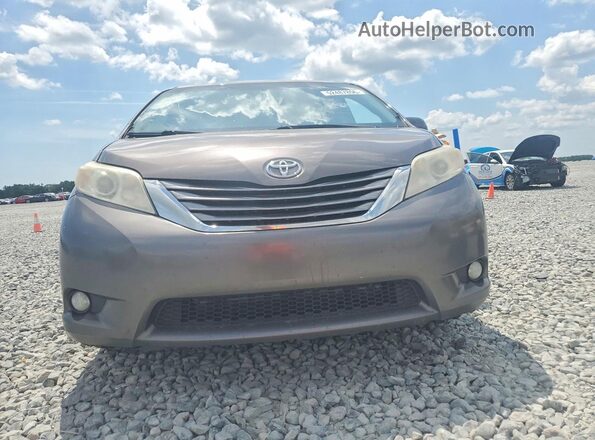 5TDYK3DC9GS710458 2016 TOYOTA SIENNA Charcoal წინა ხედი