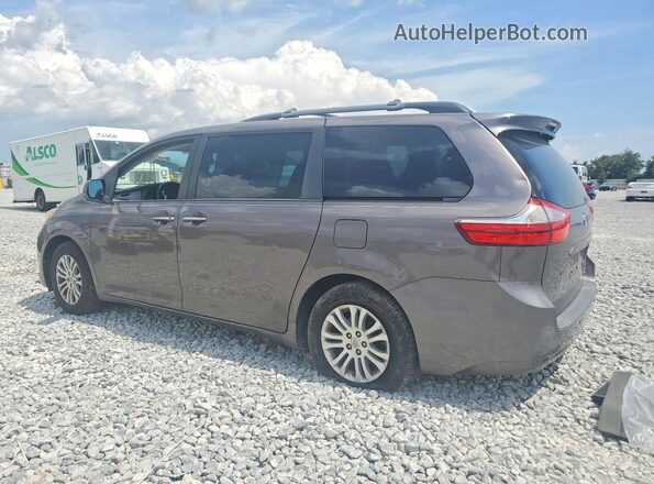 5TDYK3DC9GS710458 2016 TOYOTA SIENNA Charcoal უკანა მარცხენა