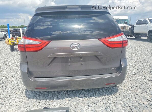 5TDYK3DC9GS710458 2016 TOYOTA SIENNA Charcoal უკანა ხედი