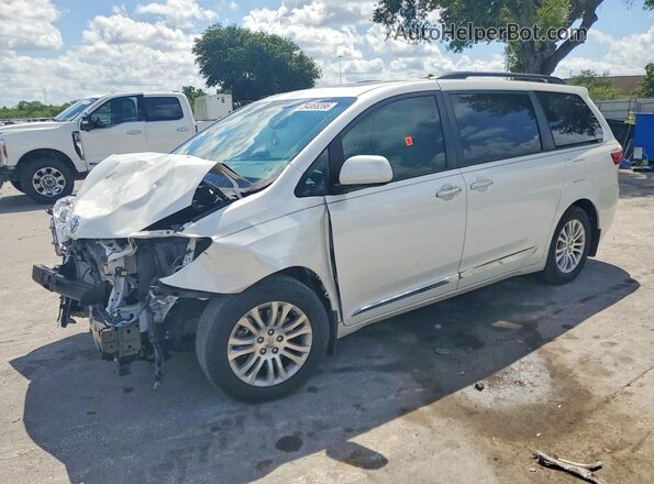 5TDYK3DC9GS734050 2016 TOYOTA SIENNA White Առջևի ձախ երեք քառորդ տեսարան