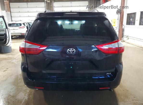 5TDYK3DCXGS722425 2016 TOYOTA SIENNA Black Вид ззаду
