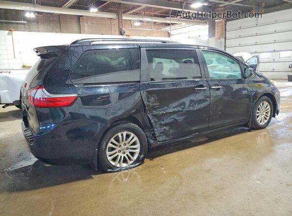 5TDYK3DCXGS722425 2016 TOYOTA SIENNA Black Задня права чверть