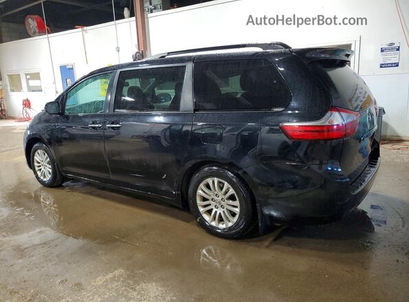 5TDYK3DCXGS722425 2016 TOYOTA SIENNA Black Задня ліва чверть