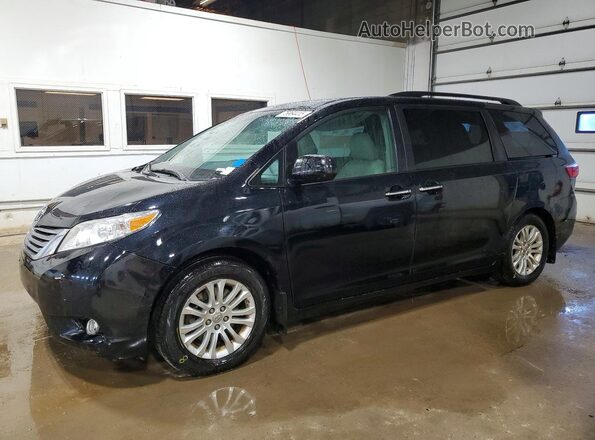 5TDYK3DCXGS722425 2016 TOYOTA SIENNA Black Передня ліва чверть