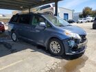 2016 Toyota Sienna Xle 8-passenger Синий vin: 5TDYK3DCXGS762052