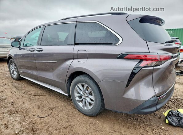 5TDYRKEC0MS062590 2021 TOYOTA SIENNA Серый Задняя левая четверть