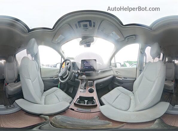 5TDYRKEC0MS062590 2021 TOYOTA SIENNA Серый Панорамный вид салона 360°
