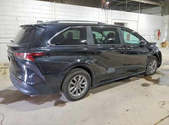 5TDYRKEC0RS205982 2024 TOYOTA SIENNA Black Задня права чверть