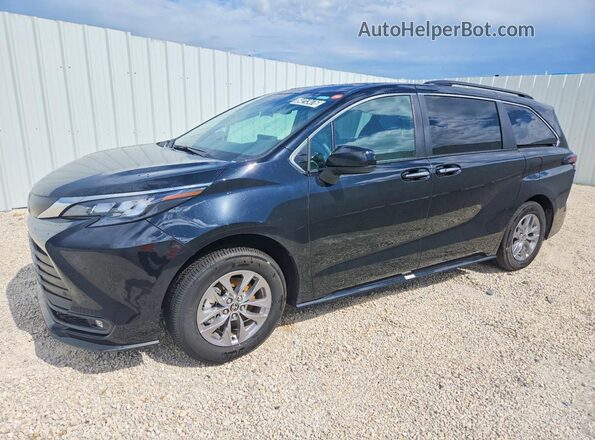 5TDYRKEC0TS294086 2026 TOYOTA SIENNA Black წინა მარცხენა ხედი სამი მეოთხედიდან
