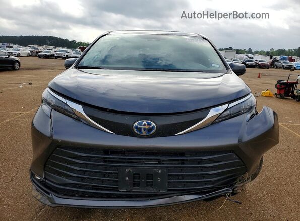 5TDYRKEC1SS257109 2025 TOYOTA SIENNA Charcoal Դիմացի տեսք