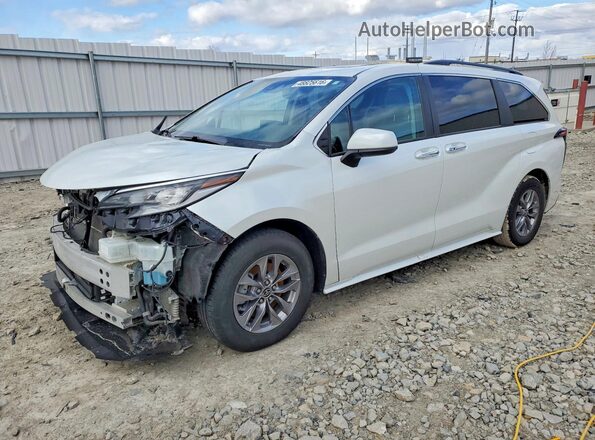 5TDYRKEC2PS155941 2023 TOYOTA SIENNA White Առջևի ձախ երեք քառորդ տեսարան