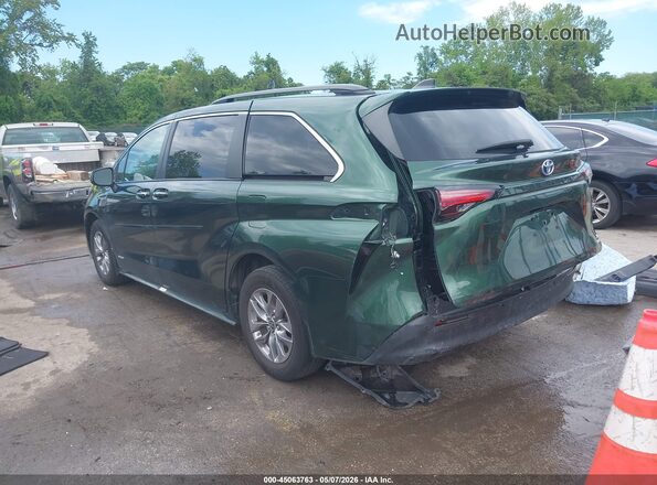 5TDYRKEC7MS074509 2021 TOYOTA LE Green Tył lewy