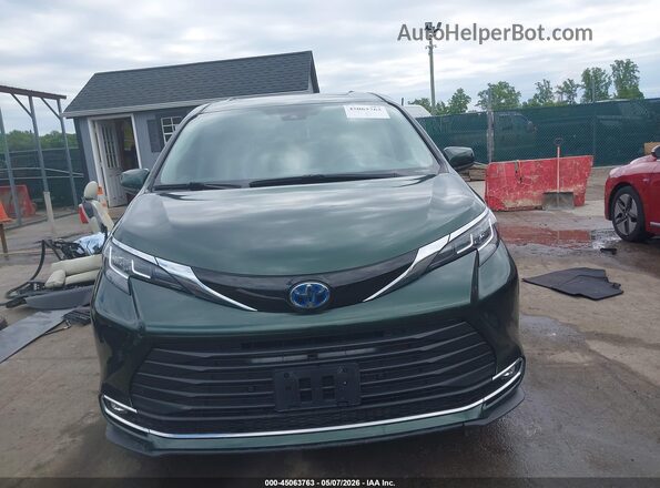 5TDYRKEC7MS074509 2021 TOYOTA LE Green Widok wnętrza z tyłu