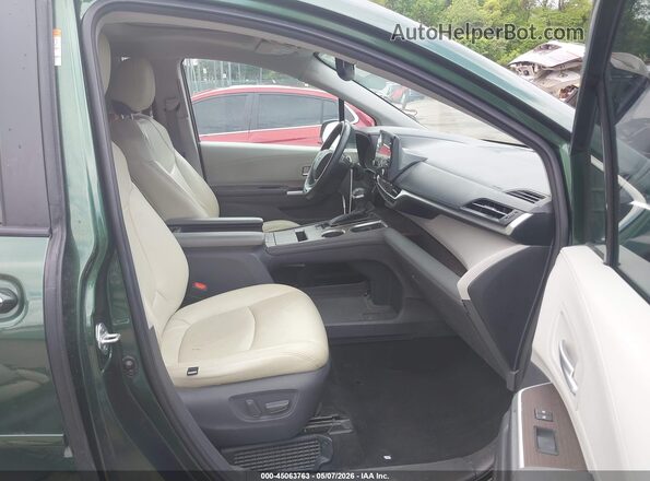 5TDYRKEC7MS074509 2021 TOYOTA LE Green Widok wnętrza z przodu