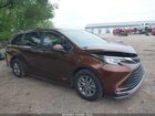 2021 Toyota Sienna Xle Brown vin: 5TDYRKEC9MS062989