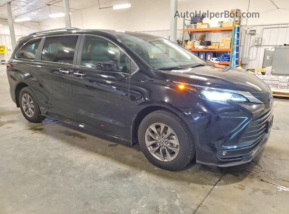 5TDYSKFC0SS224329 2025 TOYOTA SIENNA Black Առջևի աջ