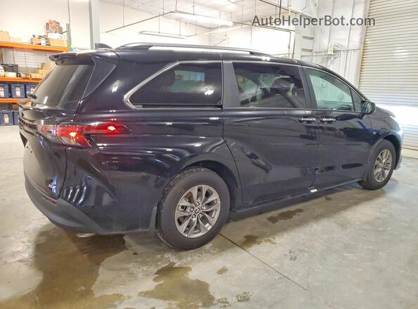 5TDYSKFC0SS224329 2025 TOYOTA SIENNA Black Հետևի աջ