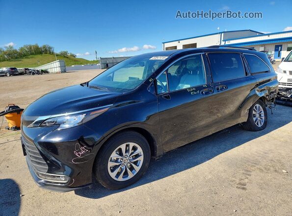 5TDYSKFC1SS185704 2025 TOYOTA SIENNA Черный Передняя левая четверть