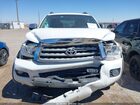 2016 Toyota Sequoia Platinum 5.7l V8 White vin: 5TDYY5G18GS066469